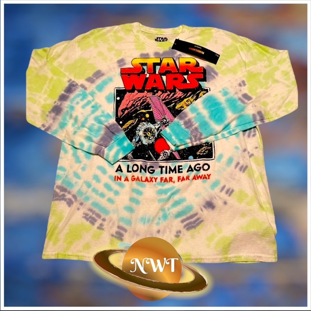 SB3 NWT Star Wars Long Sleeve Shirt Inv 2369
